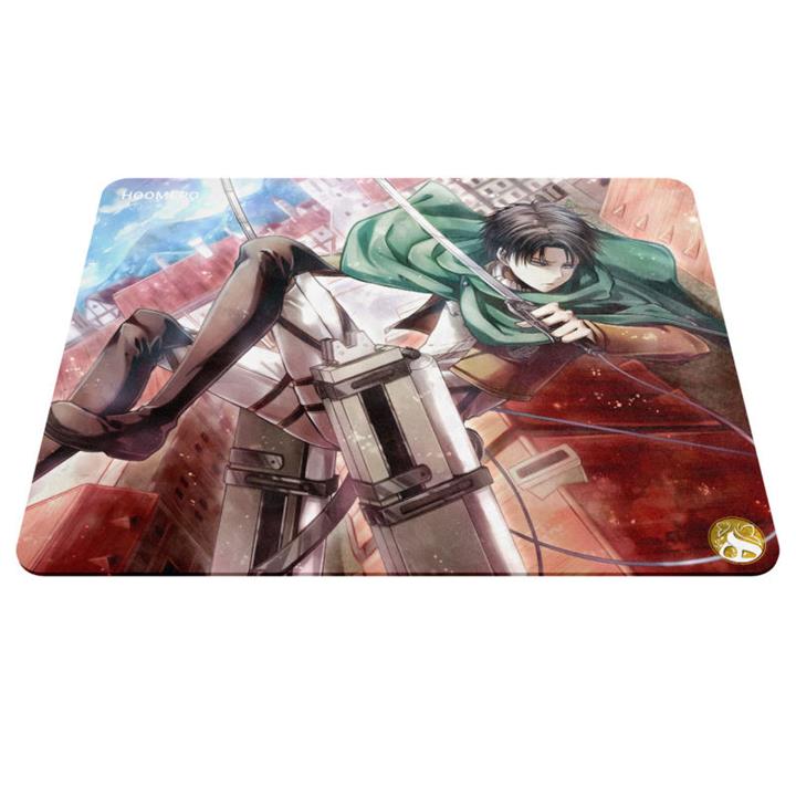 ماوس پد هومرو مدل A3380 طرح انیمه اتک آن تایتان لیوای Hoomero Attack On Titan Anime Levi A3380 Mousepad